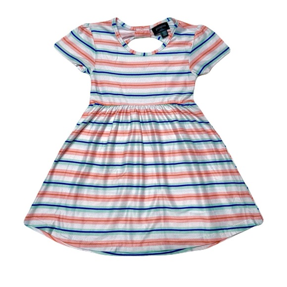 ❤️4 for $20❤️  2X Picapino Baby Girl Summer Dress Size 18 Months - Picture 4 of 9